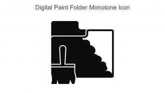Digital Paint Folder Monotone Icon In Powerpoint Pptx Png And Editable Eps Format