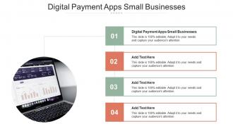 Digital Payment Apps Small Businesses In Powerpoint And Google Slides Cpb