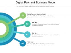 Digital payment business model ppt powerpoint presentation styles outfit cpb