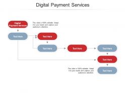 Digital payment services ppt powerpoint presentation styles example cpb