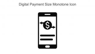 Digital Payment Size Monotone Icon In Powerpoint Pptx Png And Editable Eps Format