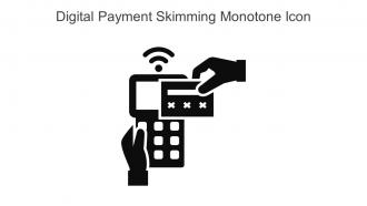 Digital Payment Skimming Monotone Icon In Powerpoint Pptx Png And Editable Eps Format