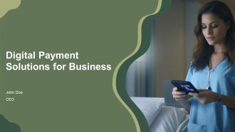 Digital Payment Solutions For Business PPT Sample AT