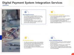 Digital payment system integration services ppt powerpoint presentation show summary