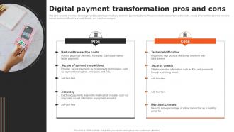 Digital Payment Transformation Pros And Cons