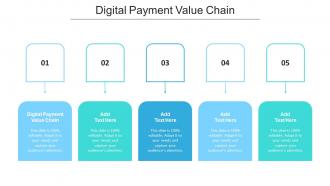Digital Payment Value Chain Ppt Powerpoint Presentation Professional Cpb