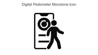 Digital Pedometer Monotone Icon In Powerpoint Pptx Png And Editable Eps Format