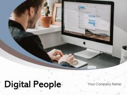Digital People Business Functions Connection Network Ecommerce
