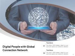 Digital People Business Functions Connection Network Ecommerce