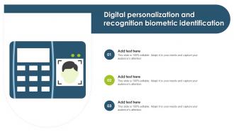 Digital Personalization And Recognition Biometric Identification