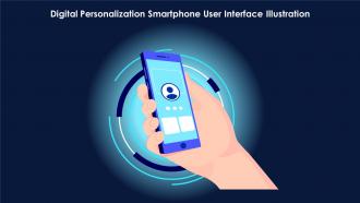 Digital Personalization Smartphone User Interface Illustration