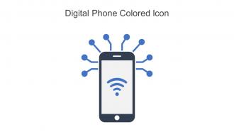 Digital Phone Colored Icon In Powerpoint Pptx Png And Editable Eps Format