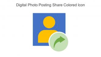 Digital Photo Posting Share Colored Icon In Powerpoint Pptx Png And Editable Eps Format