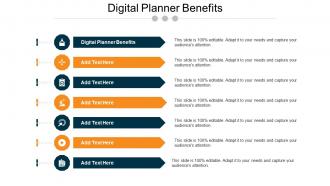 Digital Planner Benefits Ppt Powerpoint Presentation Templates Cpb
