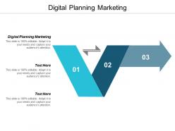 Digital planning marketing ppt powerpoint presentation ideas background designs cpb