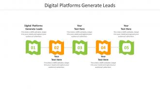 Digital platforms generate leads ppt powerpoint presentation infographic template skills cpb
