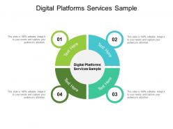 Digital platforms services sample ppt powerpoint presentation slides graphics cpb