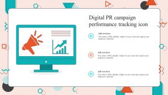 Digital Pr Campaign Performance Tracking Icon