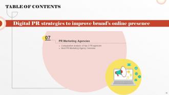 Digital PR Strategies To Improve Brands Online Presence Powerpoint Presentation Slides MKT CD Downloadable Impactful