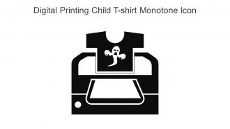 Digital Printing Child T Shirt Monotone Icon In Powerpoint Pptx Png And Editable Eps Format