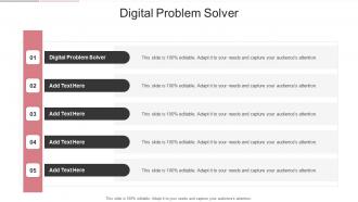 Digital Problem Solver In Powerpoint And Google Slides Cpb