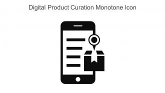 Digital Product Curation Monotone Icon In Powerpoint Pptx Png And Editable Eps Format