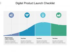 Digital product launch checklist ppt powerpoint presentation infographic template styles cpb