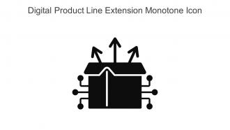 Digital Product Line Extension Monotone Icon In Powerpoint Pptx Png And Editable Eps Format