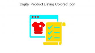 Digital Product Listing Colored Icon In Powerpoint Pptx Png And Editable Eps Format