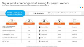 Digital Product Management Training For Project Owners