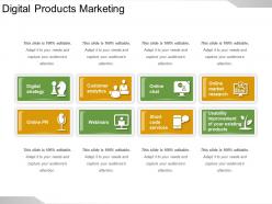 Digital products marketing ppt slide themes