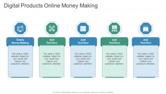 Digital Products Online Money Making In Powerpoint And Google Slides Cpb