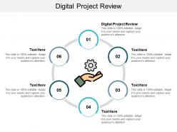 Digital project review ppt powerpoint presentation slides sample cpb