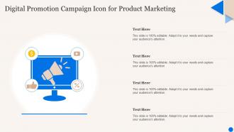Digital Promotion Campaign Icon For Product Marketing