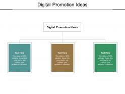 Digital promotion ideas ppt powerpoint presentation summary format ideas cpb
