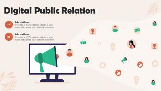 Digital Public Relation Ppt Powerpoint Presentation Infographics Sample