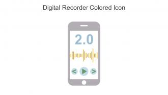 Digital Recorder Colored Icon In Powerpoint Pptx Png And Editable Eps Format