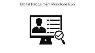 Digital Recruitment Monotone Icon In Powerpoint Pptx Png And Editable Eps Format