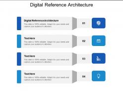 Digital reference architecture ppt powerpoint presentation layouts picture cpb