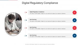 Digital Regulatory Compliance In Powerpoint And Google Slides Cpb