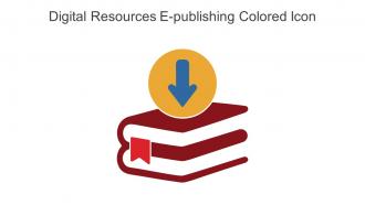 Digital Resources E Publishing Colored Icon In Powerpoint Pptx Png And Editable Eps Format
