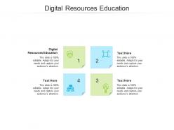 Digital resources education ppt powerpoint presentation pictures sample cpb
