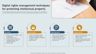 Digital Rights Management Techniques For Protecting Intellectual Property
