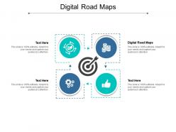 Digital road maps ppt powerpoint presentation ideas examples cpb