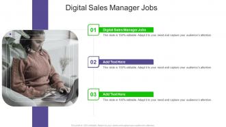 Digital Sales Manager Jobs In Powerpoint And Google Slides Cpb
