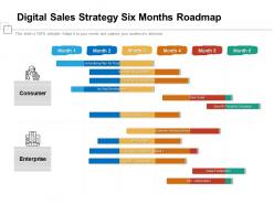 Digital sales strategy six months roadmap