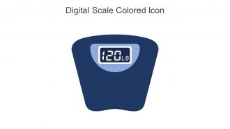 Digital Scale Colored Icon In Powerpoint Pptx Png And Editable Eps Format