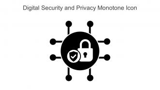 Digital Security And Privacy Monotone Icon In Powerpoint Pptx Png And Editable Eps Format