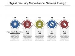 Digital security surveillance network design ppt powerpoint presentation file slideshow cpb