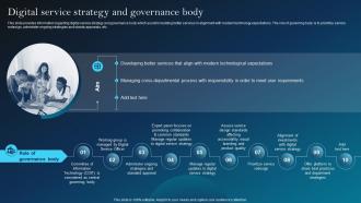 Digital Service Strategy Governance Digital Services Playbook For Technological Advancement